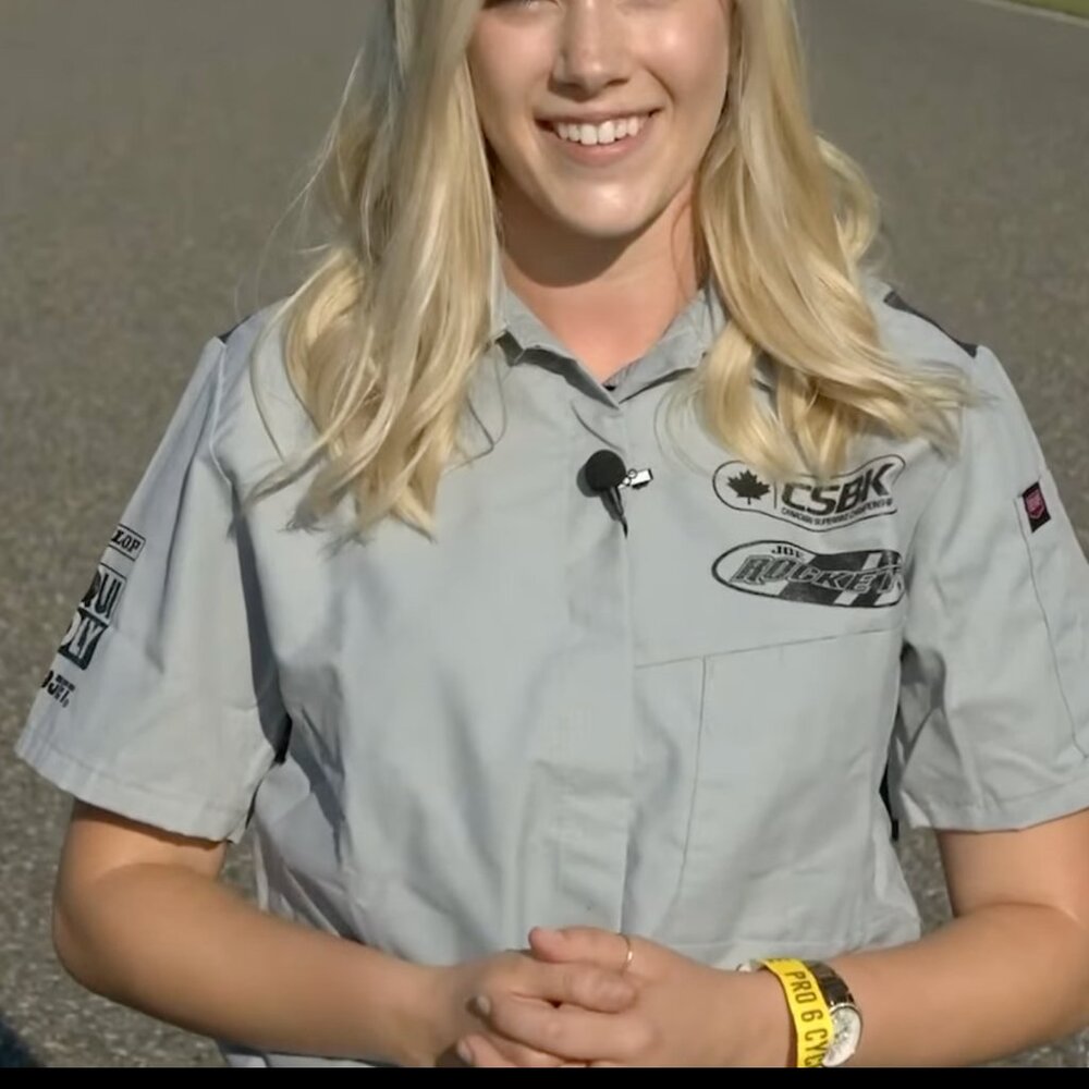*REDKAP Canadian Superbike Championship Grey Button Up
